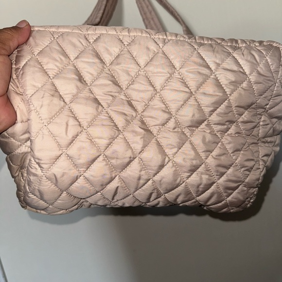 Roberto Coin Cream Quilted Tote Bag - Picture 7 of 12